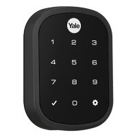 Yale ProSL Key Free Z-Wave Plus Touchscreen Deadbolt, Gen5, Black Suede